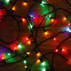 LED svietiaci reťazec, farebná, 100 LED - KII 100/M